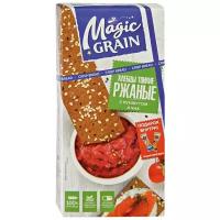 Хлебцы Magic Grain Тонкие ржаные с кунжутом и чиа к/п 114г