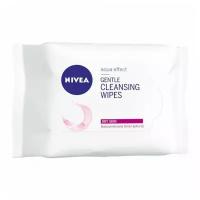 Nivea салфетки для снятия макияжа для сухой и чувствительной кожи