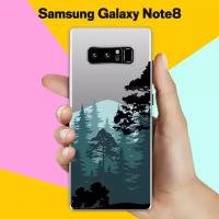 Силиконовый чехол на Samsung Galaxy Note8 Лес / для Самсунг Галакси Ноут 8
