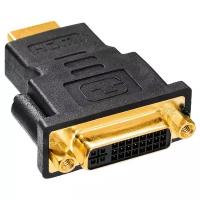 Переходник/адаптер Buro HDMI - DVI-D (HDMI-19M-DVI-DF-ADPT), черный