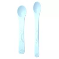 Ложки для кормления Twistshake (Feeding Spoon) в наборе из 2 шт. Пастельный синий (Pastel Blue). Возраст 4+m. Арт. 78190