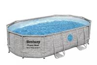 Бассейн Bestway Power Steel Swim Vista Series II в комплекте 56946, 488х107 см