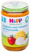 Пюре HiPP Organic Спагетти с помидором и моцареллой 220г