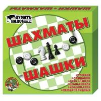 Игра настольная Шашки, шахматы