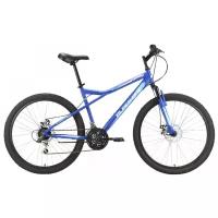 Велосипед BLACK ONE Element 26 D (2021) городской рам:16" кол:26" синий/белый 22кг (HD00000463)