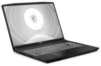 Ноутбук MSI CreatorPro M16 A12UIS, Core i7-12700H 2.3 GHz/16" QHD+ (2560*1600)/16GB/1TB M.2 PCIe SSD/RTX A1000 GDDR6 4GB/Black/Win11Pro