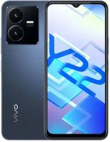 Смартфон vivo Y22 4/64 ГБ (V2207) RU, синий космос (Starlit Blue)