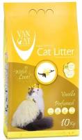 VAN CAT VANILLA 10кг наполнитель комкующийся с ароматом ванили