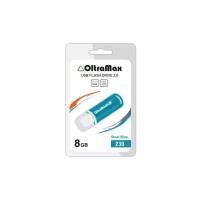 Флешка 8Gb OltraMax USB 230 стальной синий (OM-8GB-230-St Blue)