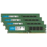 Оперативная память Crucial 32 ГБ (8 ГБ x 4 шт.) DDR4 2400 МГц DIMM CL17