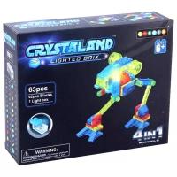 Конструктор Crystaland Lighted Brix SHG007 Луноход 4 в 1