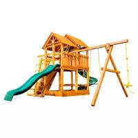 Спортивно-игровой комплекс Playgarden SkyFort II Spiral со спиральной горкой и рукоходом