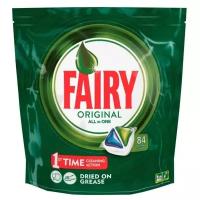 Капсулы для посудомоечной машины Fairy Original All in 1 капсулы, 84 шт., пакет