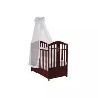 Кроватка Feretti Ricordo FMS, продольный маятник, noce/walnut