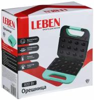 LEBEN Орешница, 800 Вт, пластик, нерж. сталь, антипригарное покрытие