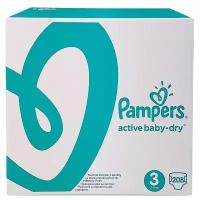 Pampers подгузники Active Baby-Dry 3 (5-9 кг) 208 шт