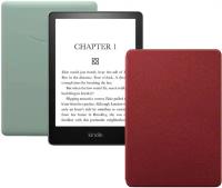 Электронная книга Amazon Kindle PaperWhite 2021 16Gb Agave Green Ad-Supported с фирменной обложкой