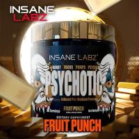 Предтренировочный комплекс Insane Labz Psychotic Gold Fruit Punch, 200 гр