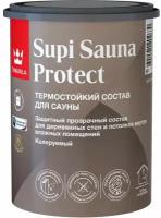 Tikkurila Защитный состав для саун supi sauna protect, полуматовый, база ep, 0,9 л 253709