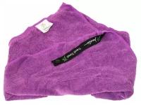 Полотенце из микрофибры махровое Marlin Terry Towel Dark Purple L 75х130 см