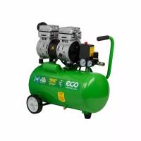 Компрессор безмасляный Eco AE-25-OF1, 24 л, 0.8 кВт