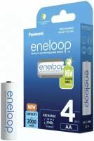 Аккумулятор Eneloop Panasonic LR6 AA 2000 mAh (уп 4 шт)