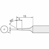 Жало для паяльника Goot PX-60RT-1CR
