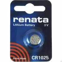 Батарейка Renata CR1025-1BL Lithium 3В