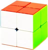 Скоростной Кубик Рубика ShengShou 2x2 Rainbow 2х2 / Развивающая головоломка / Цветной пластик