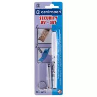 Маркер перманентный Centropen "Security UV-Pen 2699" ультрафиолетовый с фонариком