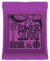 P02220 Power Slinky Комплект струн для электрогитары, никель, 11-48, Ernie Ball