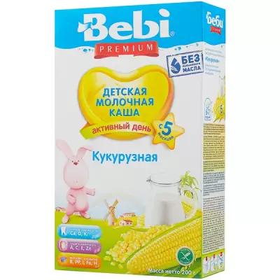 Каша Bebi молочная кукурузная (с 5 месяцев) 200 г