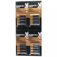 Батарейки Duracell LR6 Simply AA MN1500 4x4 BL16