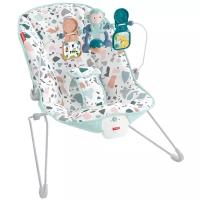 Шезлонг Fisher-Price GWD38, белый/голубой