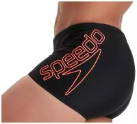 Speedo Плавки-шорты Speedo Boom детские 9-10 лет, черный-красный