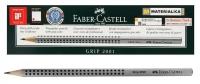 Карандаш чернографитный Faber-Castell профессиональные Grip 2001 2B трёхгранный корпус, массажные шашечки