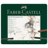 Faber-Castell Набор художественных изделий Pitt Monochrome (112976) разноцветный 21 шт