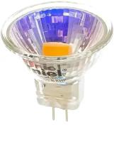 Светодиодная лампа Uniel LED-MR11-3W/WW/GU4 GLZ21TR, 12V. Прозрачная. UL-00001700