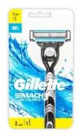 Многоразовая бритва Gillette Mach3 Start, 2 кассеты