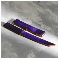 Сувенир деревянный "Нож танто" фиолет 9019673