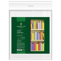 Набор обложек (5шт.) 270*490 д/учеб. Петерсон/Моро ч.1,3/Гейдман/Кап.солн/Плешаков, универсальная с липким слоем, Greenwich Line, ПП 90мкм, ШК (арт. 310234)