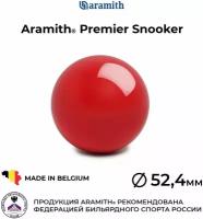 Бильярдный шар 52,4 мм Арамит Премьер Снукер / Aramith Premier Snooker 52,4 мм красный 1 шт
