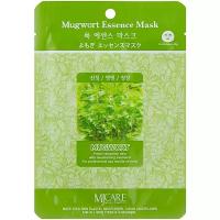 Mijin Mugwort Essence Mask - Миджин Тканевая маска для лица с экстрактом полыни, 23 гр -