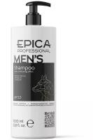 EPICA Men's Мужской шампунь с кондиционирующим эффектом, маслом апельсина, экстрактом бамбука,1000мл