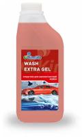 Автошампунь KimiKa WASH EXTRA GEL для бесконтактной мойки, мойки самообслуживания, 1 кг, активная пена, высокая концентрация