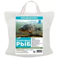 Корм для рыб, карпа, прудовых, комбикорм (гранулы) 5 кг