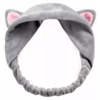 Повязка Ayoume Hair Band Cat Ears серый