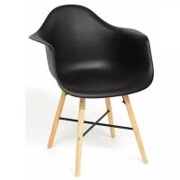 Кресло Secret De Maison Cindy EAMES 919 black with natural legs