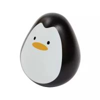 Неваляшка PlanToys Пингвин (5200) 9.5 см черный/белый