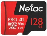 Карта памяти Netac MicroSD card P500 Extreme Pro 128GB, Скорость чтения: до 100 Мб/с